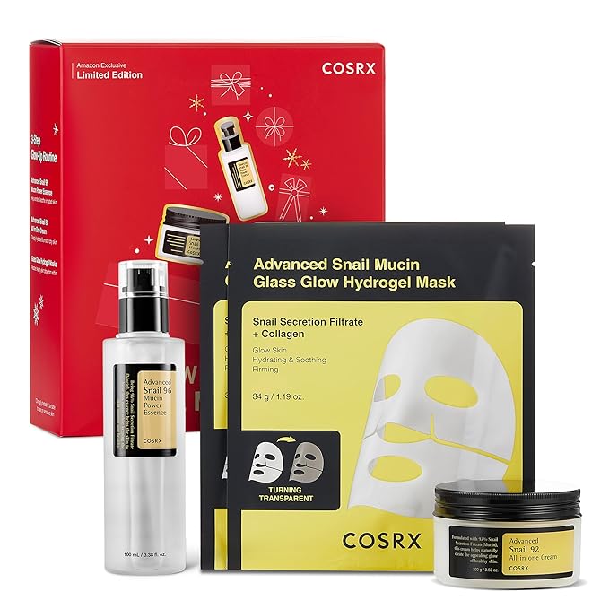 COSRX Snail Mucin Limited Holiday Gift Set with Snail Mucin Repairing Serum
