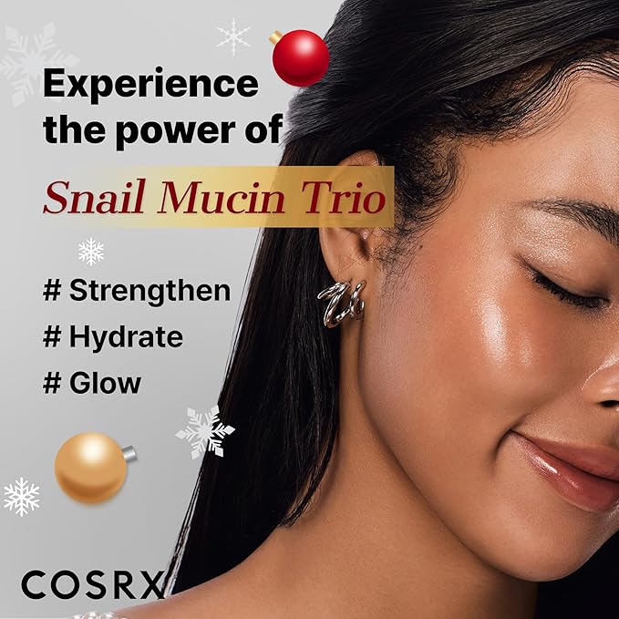 COSRX Snail Mucin Limited Holiday Gift Set with Snail Mucin Repairing Serum